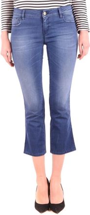 Cycle Cropped denim jeans - Dames - Cropped Jeans - Blauw - W25 - Denim - Jeans