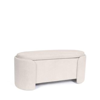 Koketto Home Banqueta tapizada en beige