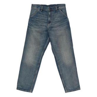 Carhartt Work in Progress Heren, Jeans, Blauw, Maat: W34 L30 Katoen