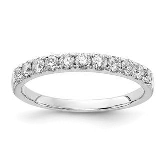 Diamond2Deal 14k Gold Lab Grown Diamond Wedding Band Ring 1/2Ct Clarity- VS Color- G-H