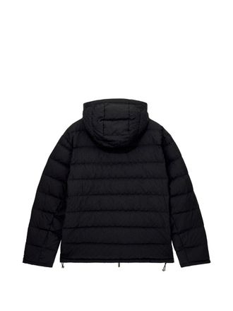 Emporio Armani Hooded Short Down Jacket - Black
