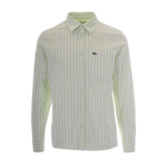 Lacoste Gestreept Oxford Shirt - Heren - Casual Overhemden - Veelkleurig - M - Katoen - Overhemden