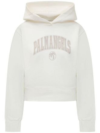 Palm Angels College Palm hoodie - women - Cotton - S - White