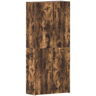 vidaXL Vidaxl - Shoe Cabinet Multicolour 80 x 35.5 x 180 cm Engineered wood