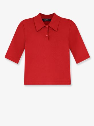 Gucci Polo in maglia di seta stretch fine - GUCCI - gender_Woman
