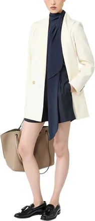 Max Mara Tailored Wool Bermuda Shorts - Blue