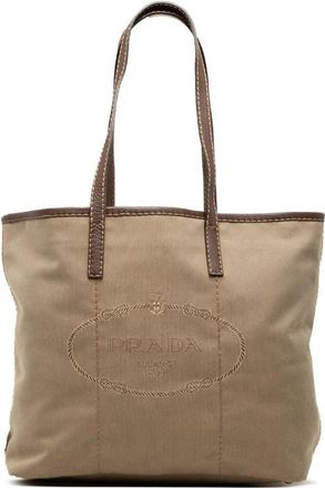Prada Pre-owned Prada Canvas Canapa Logo Tote Ladies B1GRR7U3NK0NI61I