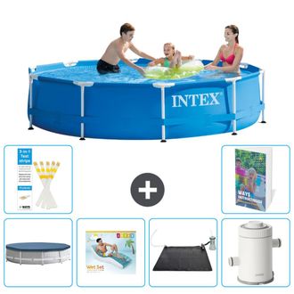 Intex Piscina Con Estructura Redonda - 305x76 Cm - 7-piezas S70