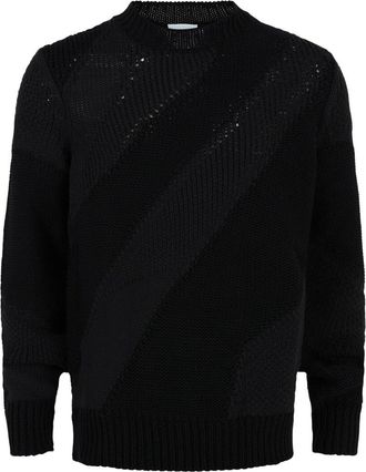 Ferragamo Textured Cable Knit Sweater