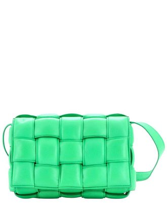 Bottega Veneta Cassette Crossbody Bag Padded Maxi Intrecciato Leather (Authentic Pre-Loved)