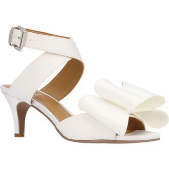 J. Rene&eacute; Nerelle Ankle Strap Sandal in White at Nordstrom, Size 10.5