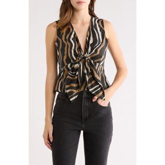 Rails Chala Stripe Sleeveless Cotton Top in Canyon Stripe at Nordstrom, Size X-Large