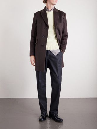 Paul Smith Slim-Fit Wool and Cashmere-Blend Felt Coat