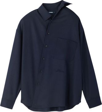 Jacquemus Hombre, Camisas, Azul, Talla: L