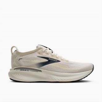 Brooks Mens Adrenaline Gts 25 Running Shoes In Arctic Wolf Rutabaga Navy