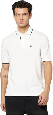A|X Armani Exchange Polo Shirts - Heren - Polos - Wit - 2XL - Katoen - Tops