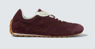 Bottega Veneta Orbit Flash suede-trimmed sneakers