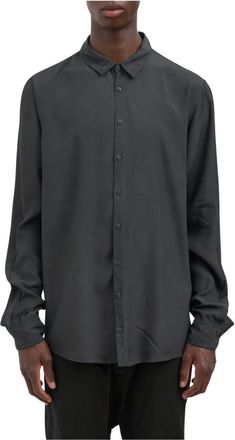 Po&eacute;me Boh&eacute;mien Poeme Bohemien, Overhemden, Heren, Grijs, L, Katoen, Klassiek Kraag Shirt