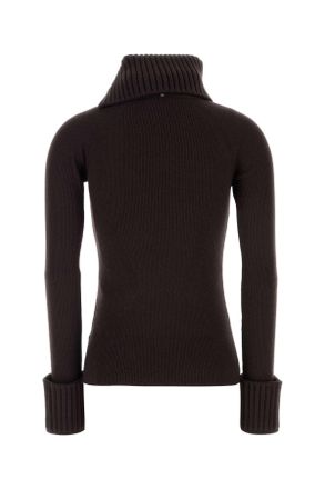 Sportmax Ribbed Turtleneck Sweater - Black