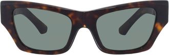 Burberry Dark Green Cat Eye Ladies Sunglasses BE4441U 300271 52