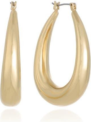 Ettika Chunky Oval Hoop Earrings in Gold at Nordstrom Rack