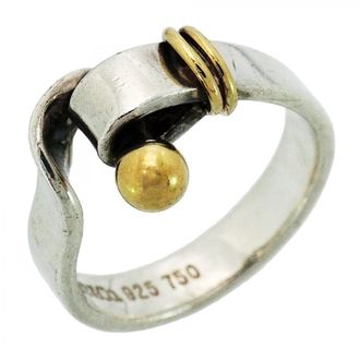 Tiffany & Co. Yellow Gold (18K) Silver 925 Band Ring (Pre-Owned)