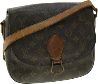 Louis Vuitton Pre-owned Cross Body Bags, female, Brown, Size: ONE SIZE Pre-owned Canvas Cross Body Bag