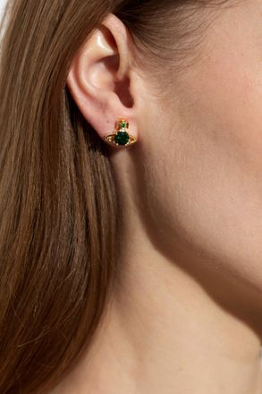 Vivienne Westwood Brass Earrings, Womens, Green