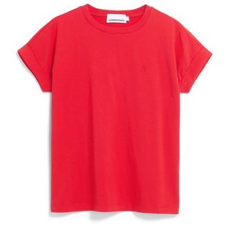 Armedangels Idaa Logo T-Shirt f&uuml;r Damen | rot