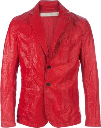 Drome leather blazer - Rosso