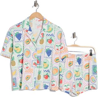 PJ Salvage Cloud Jersey Pajamas in Ivory at Nordstrom Rack, Size X-Large