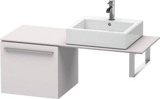 Duravit Armario Base Duravit X-large Para Consola 6533, 1 Caj&oacute;n, 500 Mm, Color (frente/cuerpo): Blanco Lila Seda Laca Mate - Xl653308787