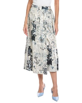 Etro Miss Print Midi Skirt