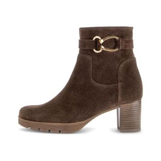Gabor Schoenen, Dames, Bruin, 38 EU, Enkellaars met hakje