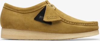 Clarks Mens Wallabee Mid Green Sde Shoes - Size UK 6.5