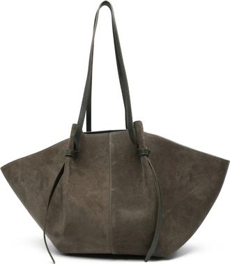 Yuzefi suede tote bag - Green