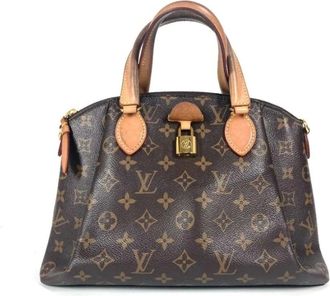 Louis Vuitton Pre-owned Handbags, female, Brown, Size: ONE SIZE Pre-owned Lockit Handbag Monogram Leather