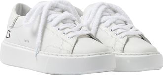 D.A.T.E. Womens Sneakers Sfera Calf White Upper: Cow Leather Trainers