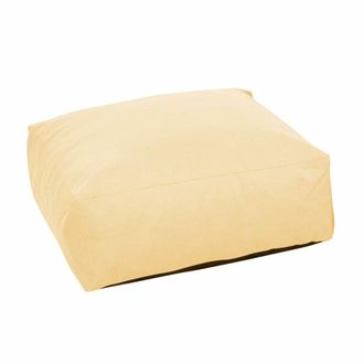 Oviala Puf de jard&iacute;n amarillo claro para sof&aacute; modular