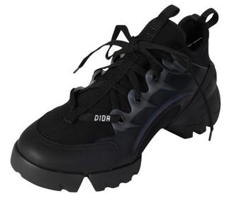 Dior Black D- Connect Sneakers Size 36.5