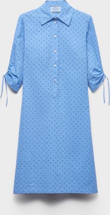 Prada Eyelet lace dress