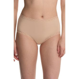 Natori Bliss Cotton Full Brief in Lt. Mocha at Nordstrom, Size Xx-Large
