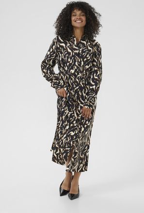 Kaffe Jurk KAmille Loose fit animal