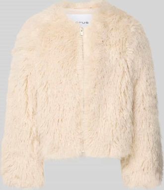 OPUS Jacke aus Kunstfell Modell Heti in Ecru, Größe 34