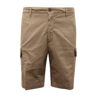 BRIGLIA 1949 Casual Shorts, male, Green, M, Cargo Shorts in Green, Made in Italy