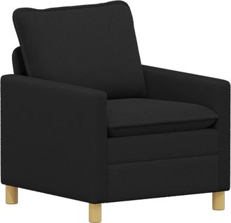 vidaXL Sof&aacute; Negro 76 X 81 X 87,5 Cm Tela Vidaxl