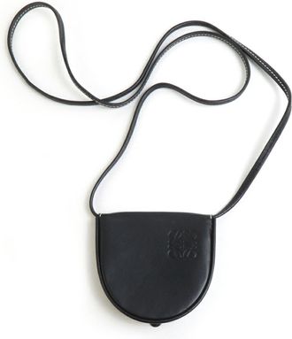 Loewe Black Leather Pochette Pouch (Pre-Owned)