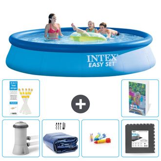 Intex Piscina Easy Set Redonda - 396x84 Cm - 7-piezas S177