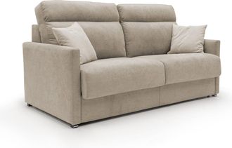 Divani.Store Divani.store - Margot Sof&aacute; Cama Convertible En Tela Suave Impermeable 196 Cm (mat. 160x197) Beige