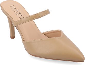 Journee Collection Collection Womens Narrow Width SuperNatural Tru Comfort Foam YVON Pumps Warm Shades
